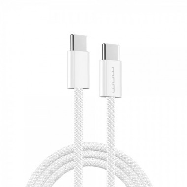 Кабель WUW-X200 Type-C to Type-C PD 60W white (WUW-X200TT) (15059)