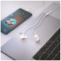 Навушники дротові HOCO M101 Pro Crystal (Type-C) White (6931474782403) (21059)