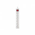 Сетевой фильтр питания REAL-EL RS-6 Protect M 3m, white (EL122300033) (16159)
