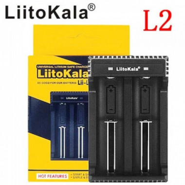 Зарядное устройство LiitoKala Lii-L2 для 2-х аккумуляторов 10440/14500/16340/17355/17500/17670/18350/18490/18650/22650 (9259)
