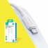 Кабель Usams US-SJ696 60W Striped Data Cable Type-C To Type-C-KY Series 2M white (SJ696USB02) (14659)