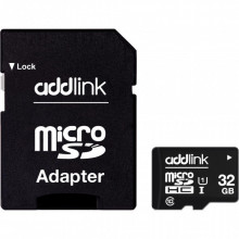 Карта памяти AddLink 32GB microSDHC class 10 UHS-I U1 (ad32GBMSH310A) (18659)