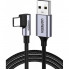 Кабель UGREEN US284 Angled USB-C Male To USB2.0 A Male 3A Data Cable(90°Angle) 0,,5m (UGR-50940) (19759)