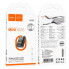 Перехідник HOCO UA36 iP male to USB female OTG transparent adapter Black (6942007647151) (14859)