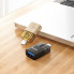 Перехідник HOCO UA36 iP male to USB female OTG transparent adapter Black (6942007647151) (14859)