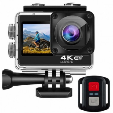 Экшн-камера с двумя дисплеями Action Camera Q60 16MP 4K 60 FPS (19069)