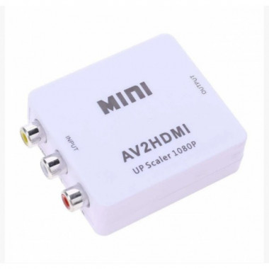 Конвертер RCA (AV) CVBS на HDMI адаптер видео с аудио 1080P (9169)