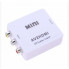 Конвертер RCA (AV) CVBS на HDMI адаптер видео с аудио 1080P (9169)