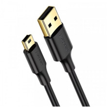 Кабель UGREEN USB 2.0 A Male to Mini 5 Pin Male Cable 1.5m (Black) (UGR-10385) (15269)