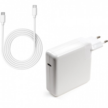 Блок питания к ноутбуку Vinga Apple 96W 5.2V3A/9V3A/12V3A/15V3A/20.5V4.7A USB-C (VPA-96-APP-C) (16269)