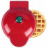 Электрическая мини вафельница Waffle Maker с антипригарным покрытием Красная (21269)