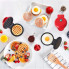 Электрическая мини вафельница Waffle Maker с антипригарным покрытием Красная (21269)