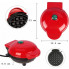 Электрическая мини вафельница Waffle Maker с антипригарным покрытием Красная (21269)