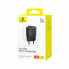 Мережевий зарядний пристрій Baseus  GaN5S Fast Charger 1C 30W EU Cluster Black (P10162504113-00) (369)