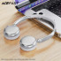 Бездротові накладні навушники ACEFAST H8 active noise cancelling wireless headset Silver (6974316284291) (8469)