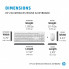 Комплект HP 230 Wireless UA White (3L1F0AA) (16569)