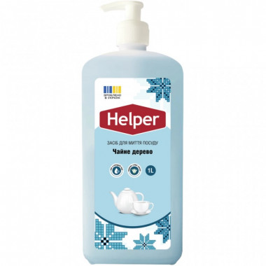 Средство для ручного мытья посуды Helper Чайное дерево 1 л (4820183972194) (7569)