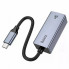 Сетевой адаптер HOCO UA37 Type-C Ethernet Adapter (1000 Mbps) (21769)