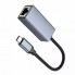 Сетевой адаптер HOCO UA37 Type-C Ethernet Adapter (1000 Mbps) (21769)