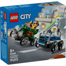 Конструктор LEGO City Самолет против больничной койки - Набор для гонок (60459) (11869)