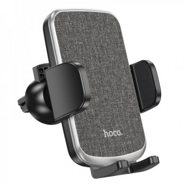 Автотримач для телефона HOCO CA94 Polaris push-type air outlet car holder Black (6931474758507) (14869)