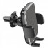 Автотримач для телефона HOCO CA94 Polaris push-type air outlet car holder Black (6931474758507) (14869)