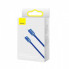 Кабель Baseus Crystal Shine Series Fast Charging Data Cable Type-C to Type-C 100W 1.2m Blue (CAJY000603) (15079)