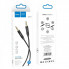 Аудiокабель HOCO UPA19 3.5mm male to 3.5mm male, nylon braid, 2m, Black (6931474759894) (15279)