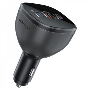 Автомобільний зарядний пристрій ACEFAST B14 165W (2*USB-C+USB-A) 3-port car charger Black (6974316282938) (16279)