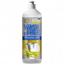 Средство для ручного мытья посуды Wash&Free Сочный лимон и мята 500 г (4823128001362) (21279)
