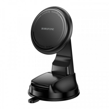 Автотримач для телефона BOROFONE BH136 Parker ring magnetic car holder(center console) Black (6941991121418) (17479)