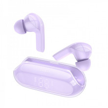 Бездротові навушники TWS HOCO EW39 Bright, ENC, Purple (6931474794611) (8479)