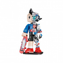 Конструктор Pantasy Astro Boy: Мальчик со скейтбордом (86207) (7679)