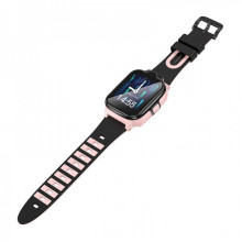 Дитячий смарт-годинник Hoco Y104 42mm. SIM 4G. Wi-Fi. 700 mAh. IP65 Pink (6942007646376) (21089)