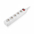 Сетевой фильтр питания REAL-EL RS-Protect M 1.8m, white (EL122300025) (16189)