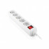 Сетевой фильтр питания REAL-EL RS-Protect M 1.8m, white (EL122300025) (16189)
