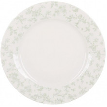 Набір 6 тарілок обідніх "Floral Green" Ø23см, порцеляна (19289)