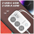 Сетевой фильтр питания ColorWay CW-CHE34PDW 3 розетки/4USB (CW-CHE34PDW) (22289)