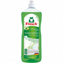 Средство для ручного мытья посуды Frosch Зеленый лимон 1 л (4009175148094/4009175170675) (7289)