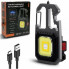 Фонарь W5138-COB ULTRA(white+yellow+red), multitool, Li-Ion аккум., магнит, карабин, отвертка, ЗУ Type-C (9289)