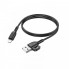 Кабель BOROFONE BX91 USB to iP 2.4A,1m, PVC, PVC connectors, Black (6974443389883) (17389)