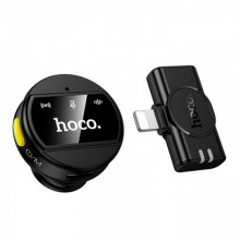Беспроводной петличный микрофон HOCO L21 2.4G с разъёмом Lightning (22389)
