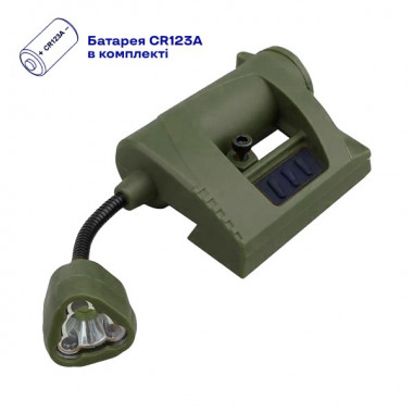 Фонарь на шлем Night Evolution MPLS CHARGE Olive (2389)