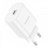 Мережевий зарядний пристрій BOROFONE BA82A Platinum single port PD25W charger(EU) White (6941991112256) (20489)