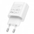 Мережевий зарядний пристрій BOROFONE BA82A Platinum single port PD25W charger(EU) White (6941991112256) (20489)