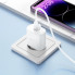 Мережевий зарядний пристрій BOROFONE BA82A Platinum single port PD25W charger(EU) White (6941991112256) (20489)