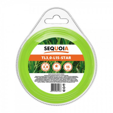 Косильная леска SEQUOIA TL3.0-L15-Star (1589)