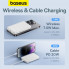 Зовнішній акумулятор Baseus Magnetic Mini Wireless Fast Charge Power Bank 5000mAh 20W Stellar White（With Simple Series Charging Cable Type-C to Typ (P10022107223-00) (589)