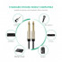 Аудіокабель UGREEN AV128 6.5mm  Male to Male Audio Cable Gray 2m(UGR-10638) (UGR-10638) (19689)