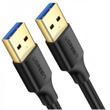 Кабель UGREEN USB-A 3.0 Male to Male Cable 1m (Black) (UGR-10370) (19789)